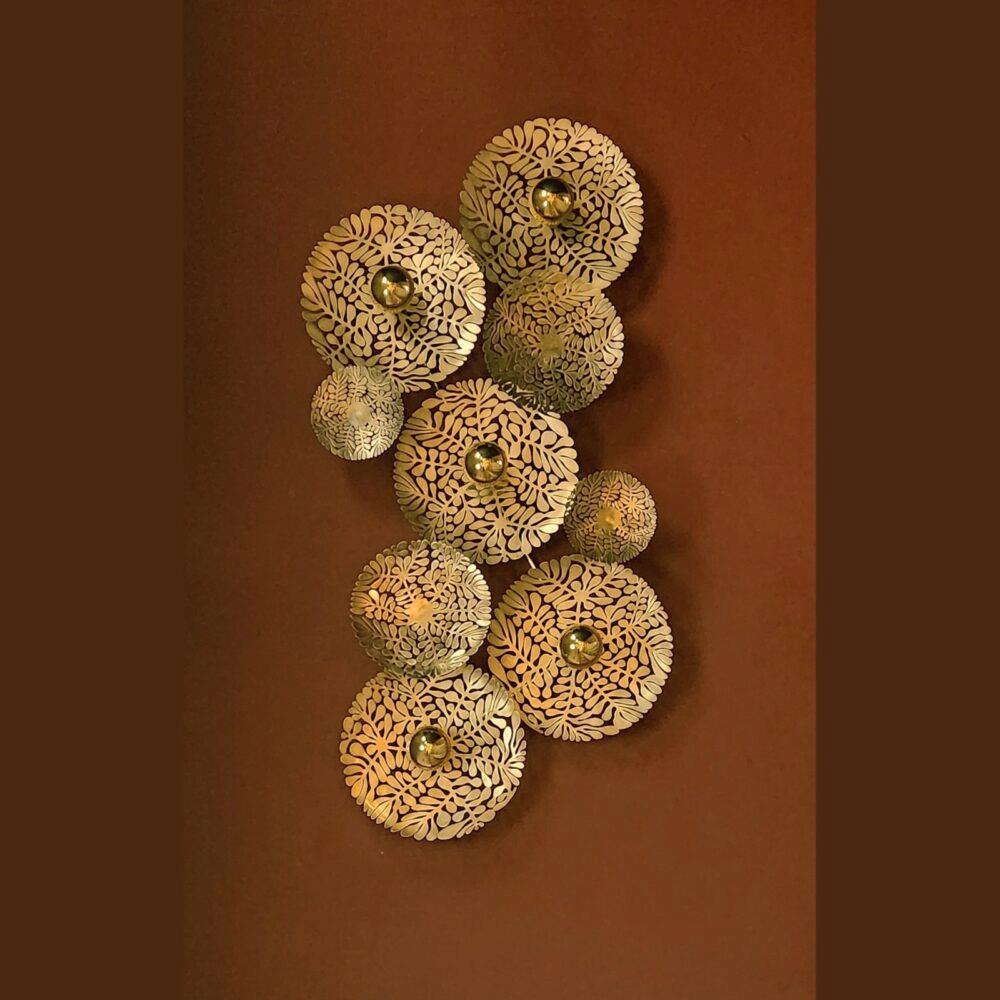 Decorative brass wall sconce – Gaetano Flower 2