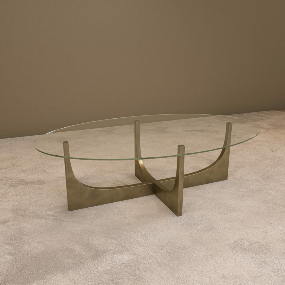 Maria 2 oval coffee table